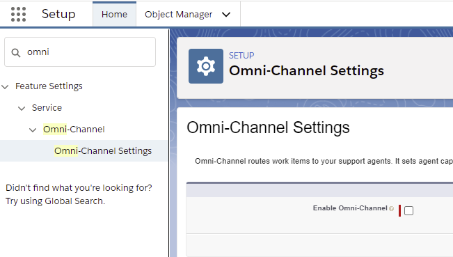 Omni-channel